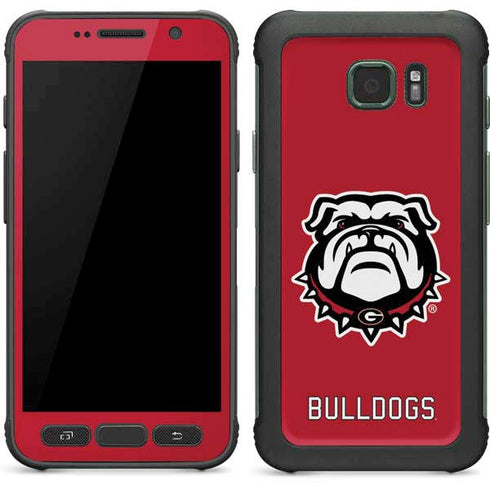 University of Georgia Bulldogs Logo Galaxy S7 Active Skin