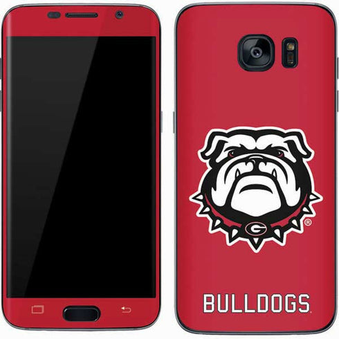 University of Georgia Bulldogs Logo Galaxy S7 Skin