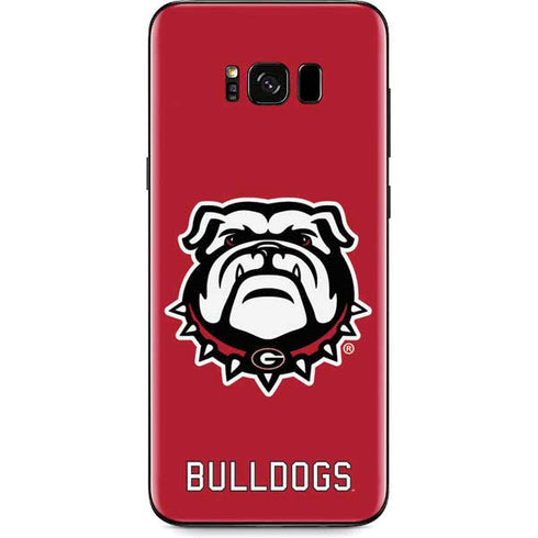 University of Georgia Bulldogs Logo Galaxy S8 Skin