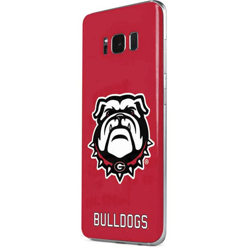 University of Georgia Bulldogs Logo Galaxy S8 Skin