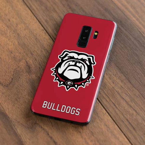 University of Georgia Bulldogs Logo Galaxy S9 Plus Skin
