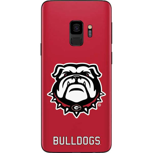 University of Georgia Bulldogs Logo Galaxy S9 Skin