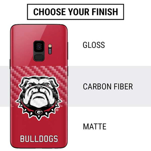University of Georgia Bulldogs Logo Galaxy S9 Skin