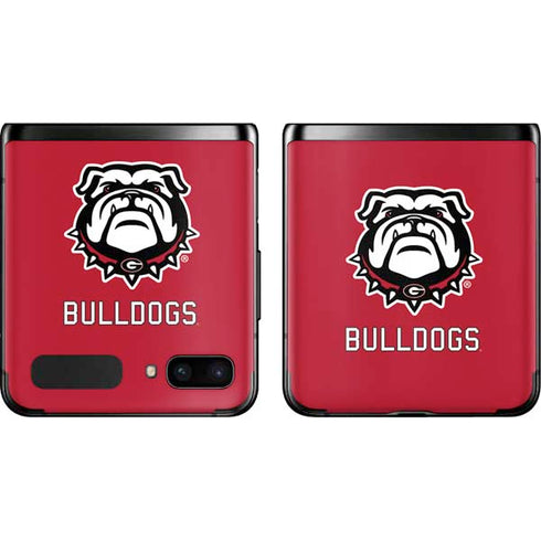 University of Georgia Bulldogs Logo Galaxy Z Flip Skin