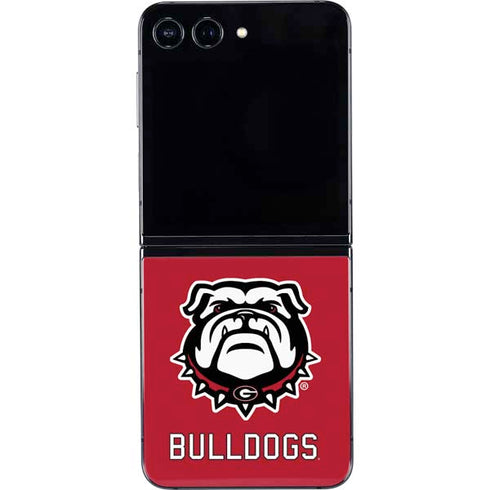 University of Georgia Bulldogs Logo Galaxy Z Flip5 5G Skin