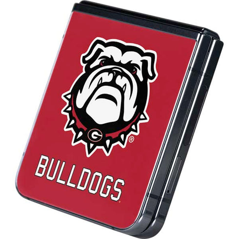 University of Georgia Bulldogs Logo Galaxy Z Flip5 5G Skin