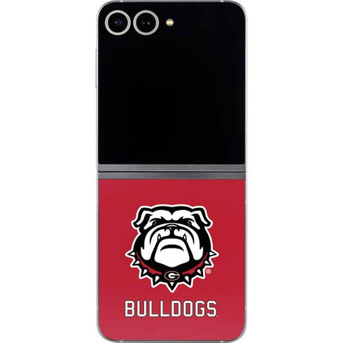 University of Georgia Bulldogs Logo Galaxy Z Flip6 Skin