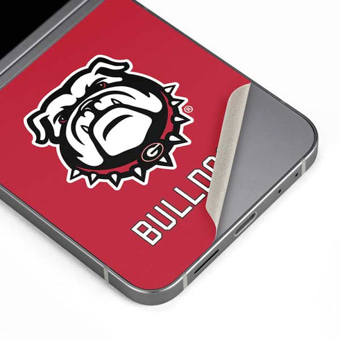 University of Georgia Bulldogs Logo Galaxy Z Flip6 Skin