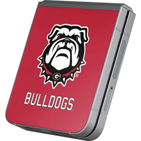 University of Georgia Bulldogs Logo Galaxy Z Flip6 Skin