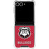 University of Georgia Bulldogs Logo Galaxy Z Flip7 Clear Case