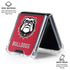 University of Georgia Bulldogs Logo Galaxy Z Flip7 Clear Case