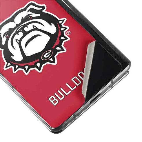 University of Georgia Bulldogs Logo Galaxy Z Fold2 5G Skin