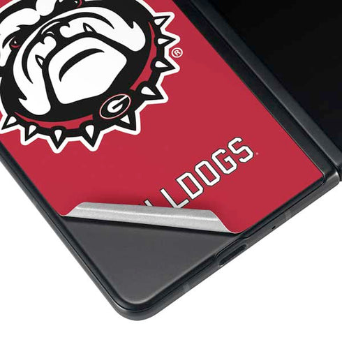 University of Georgia Bulldogs Logo Galaxy Z Fold3 5G Skin