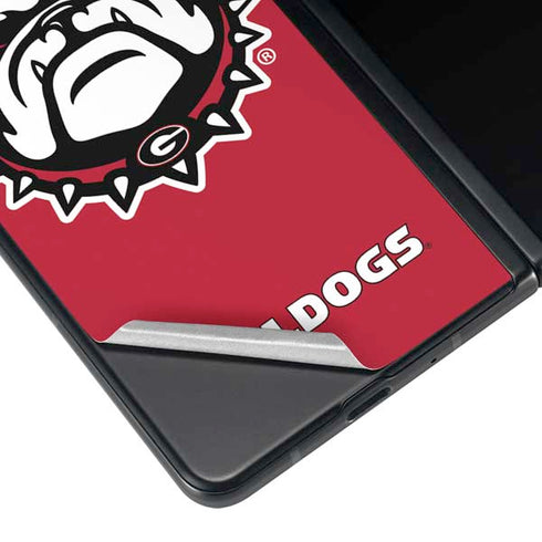 University of Georgia Bulldogs Logo Galaxy Z Fold4 5G Skin