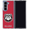 University of Georgia Bulldogs Logo Galaxy Z Fold5 5G Clear Case