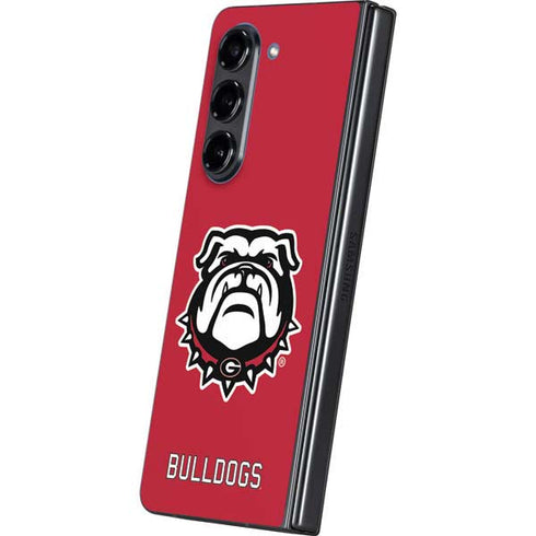 University of Georgia Bulldogs Logo Galaxy Z Fold5 5G Skin