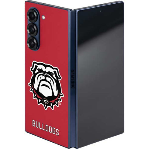 University of Georgia Bulldogs Logo Galaxy Z Fold6 Skin