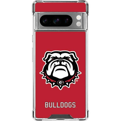 University of Georgia Bulldogs Logo Google Pixel 8 Pro Clear Case