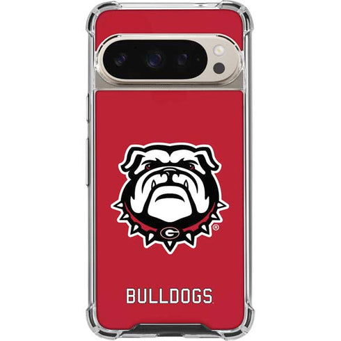 University of Georgia Bulldogs Logo Google Pixel 9 Pro XL Clear Case