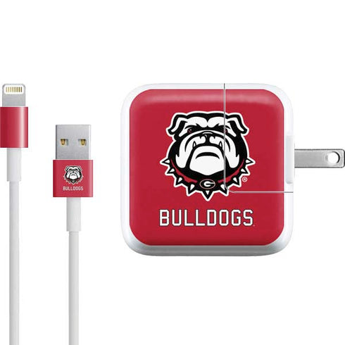 University of Georgia Bulldogs Logo iPad Charger (10W USB) Skin