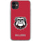 University of Georgia Bulldogs Logo iPhone 11 Clear Case