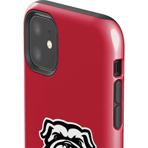 University of Georgia Bulldogs Logo iPhone 11 Impact Case