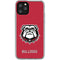 University of Georgia Bulldogs Logo iPhone 11 Pro Clear Case