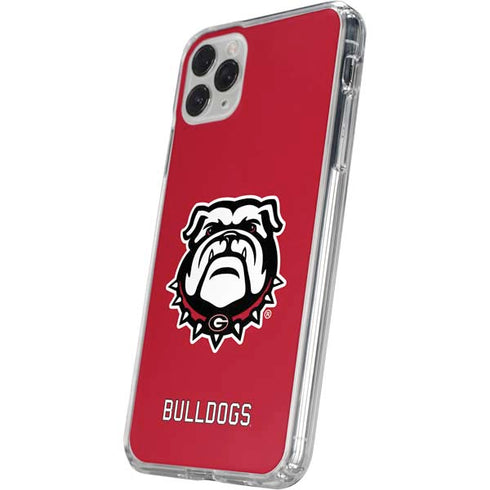 University of Georgia Bulldogs Logo iPhone 11 Pro Clear Case