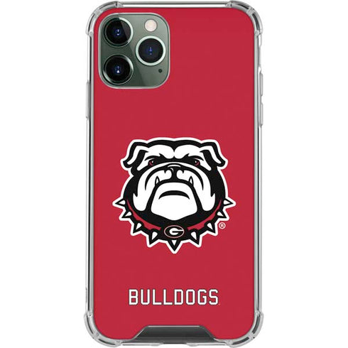University of Georgia Bulldogs Logo iPhone 11 Pro Max Clear Case