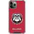 University of Georgia Bulldogs Logo iPhone 11 Pro Max Clear Case