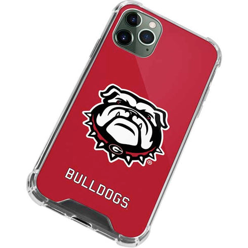 University of Georgia Bulldogs Logo iPhone 11 Pro Max Clear Case