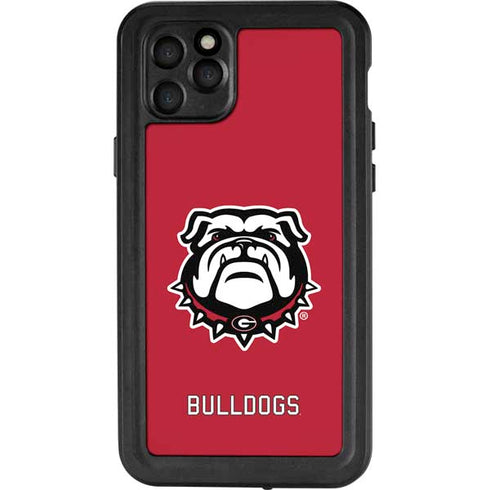 University of Georgia Bulldogs Logo iPhone 11 Pro Max Waterproof Case