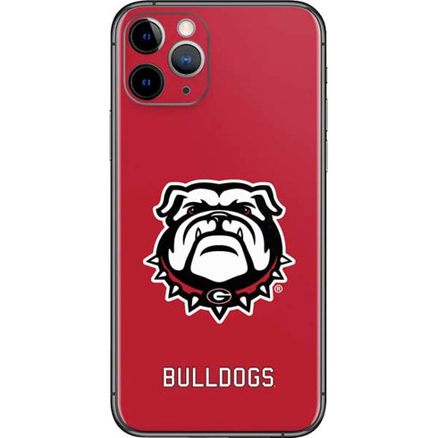 University of Georgia Bulldogs Logo iPhone 11 Pro Skin