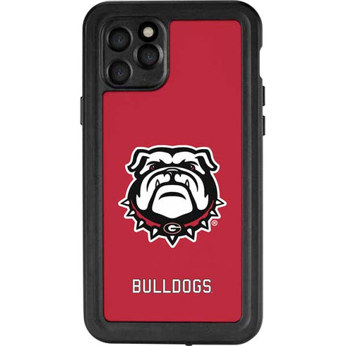 University of Georgia Bulldogs Logo iPhone 11 Pro Waterproof Case