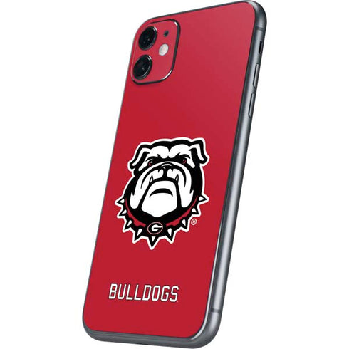 University of Georgia Bulldogs Logo iPhone 11 Skin