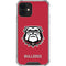 University of Georgia Bulldogs Logo iPhone 12 Clear Case