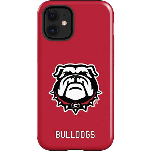 University of Georgia Bulldogs Logo iPhone 12 Mini Impact Case