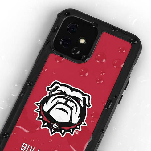 University of Georgia Bulldogs Logo iPhone 12 Mini Waterproof Case
