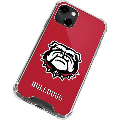University of Georgia Bulldogs Logo iPhone 13 Clear Case