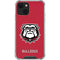 University of Georgia Bulldogs Logo iPhone 13 Mini Clear Case