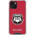 University of Georgia Bulldogs Logo iPhone 13 Mini Clear Case
