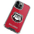 University of Georgia Bulldogs Logo iPhone 13 Pro Max Clear Case