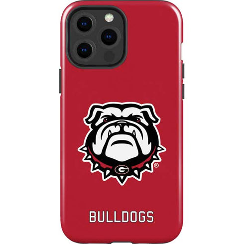 University of Georgia Bulldogs Logo iPhone 13 Pro Max Impact Case