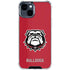 University of Georgia Bulldogs Logo iPhone 14 Plus Clear Case