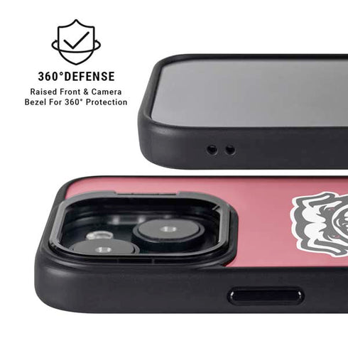 University of Georgia Bulldogs Logo iPhone 14 Plus Kickstand Case
