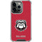 University of Georgia Bulldogs Logo iPhone 14 Pro Clear Case