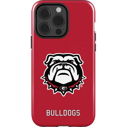 University of Georgia Bulldogs Logo iPhone 14 Pro Impact Case