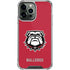 University of Georgia Bulldogs Logo iPhone 14 Pro Max Clear Case