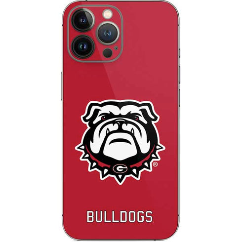 University of Georgia Bulldogs Logo iPhone 14 Pro Max Skin