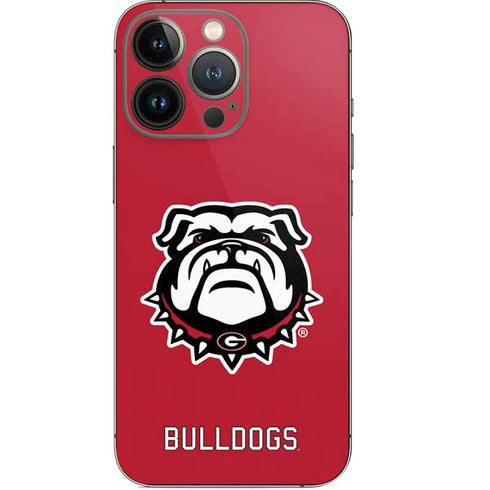 University of Georgia Bulldogs Logo iPhone 14 Pro Skin